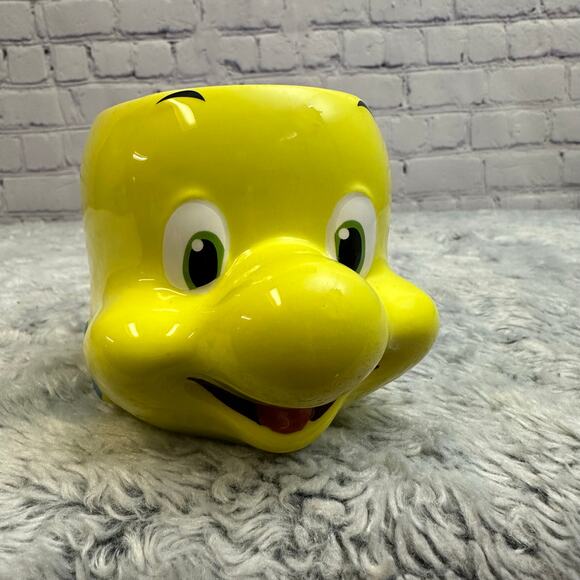 Disney The Little Mermaid Flounder Coffee Cup 20oz Ceramic Mug - Picture 1 of 8